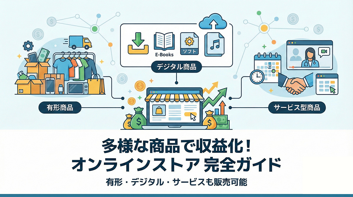 Read more about the article オンラインショップで売れるものはこんなにある｜商品アイデアと意外な活用法